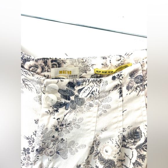 Maeve Black and White Toile pleated pants sz 20W - Picture 4 of 6